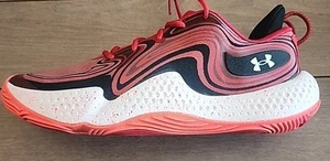 Under Armour Spawn 6 Mid Zapatos para Correr de Baloncesto Talla 13 3027283-603 Rojo Negro - Imagen 1 de 8