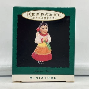 1996 Hallmark Keepsake Miniature Ornament Joyous Angel - FREE SHIPPING - Picture 1 of 4