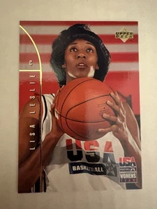 1994 Upper Deck USA Basketball LISA LESLIE Rookie Card #81 WNBA 1.00 Shipping - Bild 1 von 2