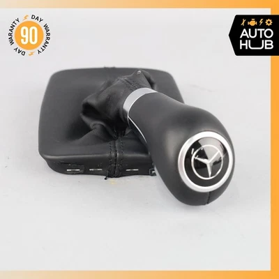 12-14 Mercedes W204 C250 E350 Center Console Shifter Knob Boot Trim Cover OEM - Image 1 of 4