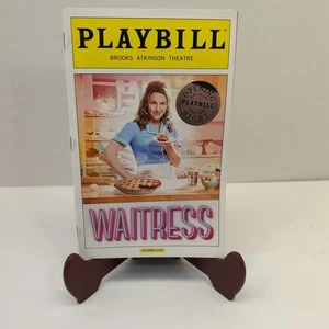 Waitress The Musical Playbill - Brooks Atkinson Theatre - Opening Night Seal OBC - Picture 1 of 3