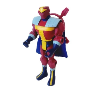 Mattel Batman the Brave & the Bold Cyclone Spinner Red Tornado 2009 Complete  - Picture 1 of 11