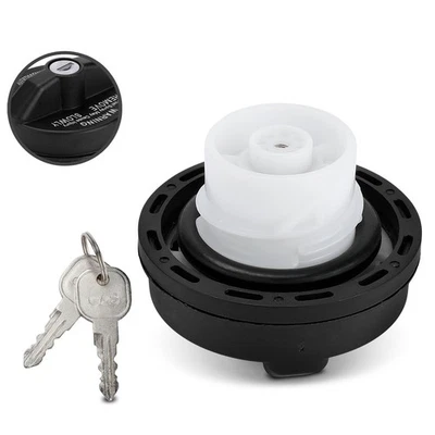 Tapa de combustible de gasolina con bloqueo con llaves para Dodge Grand Caravan Jeep Cherokee Wrangler Foto 1 de 4