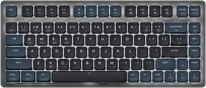 AJAZZ x  AK32 83Keys Triple Modes Low-Profile Blue Switches Mechanical Keyboard, - Picture 1 of 4