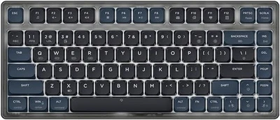 AJAZZ x  AK32 83Keys Triple Modes Low-Profile Blue Switches Mechanical Keyboard, - Image 1 of 4