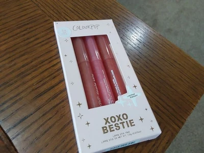 COLOURPOP XOXO BESTIE LIPPIE STIX TRIO PARKER/BRINK/ZIGGIE NEW IN BOX FREE SHIP! - Image 1 of 3