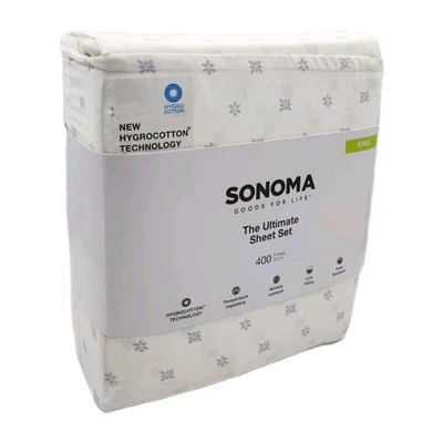 Sonoma The Ultimate Juego de Sábanas Hygrocotton Lavanda Floral King Juego de Sábanas Foto 1 de 4