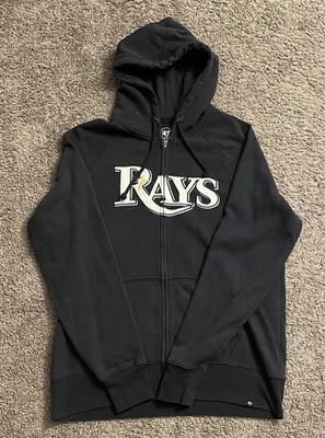 47 Tampa Bay Rays Sudadera con Capucha Cremallera Completa Azul Marino Gráfico MLB Para Hombre’s XL Foto 1 de 4