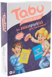 Hasbro Tabu Familien Edition, mit separaten Karten für Kinder und Er (US IMPORT) - Bild 1 von 10
