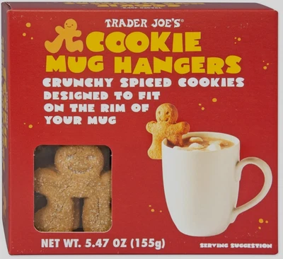 NUEVO 2025 Trader Joe's Cookie Cup Colgadores 5,47 OZ Mejor para 31/07/26 Foto 1 de 4