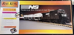 Vintage MTH Rail King Norfolk Southern Diesel Unit Train Set (30-1015) NIB Proto - Picture 1 of 14