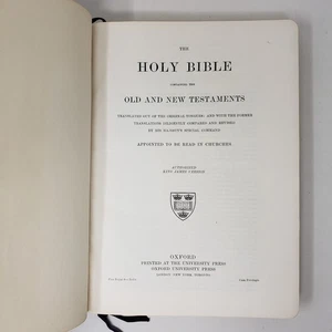 The Holy Bible KJV (Leather Soft Cover, Lectern Size) - Foto 1 di 7