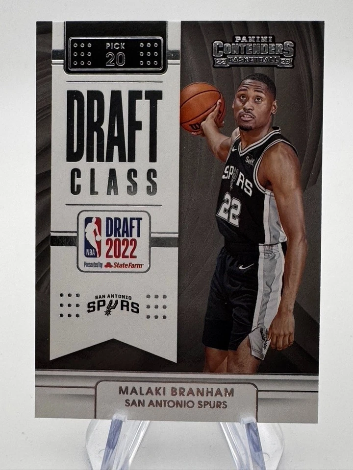 Malaki Branham 2022-23 Panini Contenders 2022 Draft Class Contenders #6 Spurs - Image 1 of 2