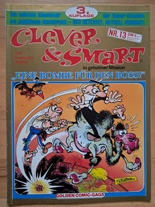 Clever & Smart Nr.13 von 1988 - Z0-1 GOLDEN COMIC-GAGS ALBUM Condor F. Ibanez - Picture 1 of 3