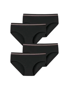 Schiesser 4er Pack M�dchen Boxershorts Unterhose Unterw�sche Panty Rib Bequemer - Bild 1 von 4