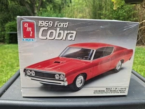 ERTL amt 1969 Cobra  1/25 Model Kit New Factory Sealed 1990 #6983 Free🎁W/Purch - Picture 1 of 10