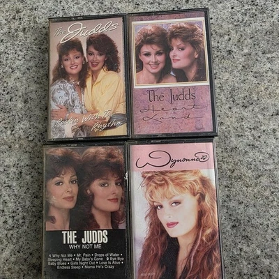 The Judds & Wynonna Cassette Tape Lot of 4 Rockin With The Rhythm Heartland Why Foto 1 de 4