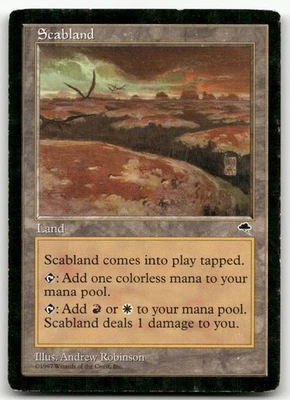 Scabland #325 (MP) Tempest TMP Magic MTG - Image 1 of 2