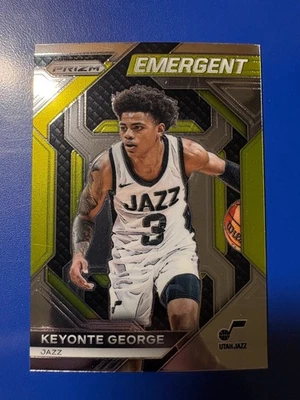 2023-24 Prizm Emergent Insert Keyonte George #2 RC Jazz - Image 1 of 2