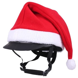 QHP Christmas Santa Helmet Cover - Picture 1 of 9