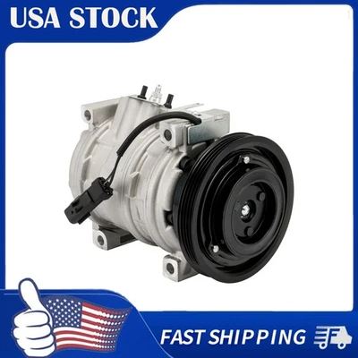 ‎Air Conditioner Compressor w/ Clutch For 2003-2008 Chrysler PT Cruiser 2.4TL - Image 1 of 4