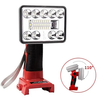 Luz de trabalho LED trabalho em Milwaukee Light M18 18V Max bateria de íon de lítio 9W holofote  - Imagem 1 de 4