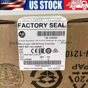 NEW Allen-Bradley 1762-L40BXBR /C MicroLogix 1200 40 Point Controller Fast Ship - Picture 1 of 5