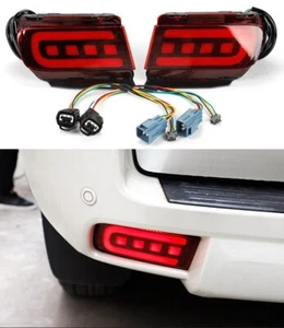 Warning Brake Rear Bumper Reflector LED Lamp DRL For Toyota Prado 2012 Plug&Play - Picture 1 of 11