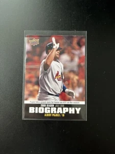 2010 Upper Deck Season Biography #SB108 Albert Pujols Cardinals - Bild 1 von 2