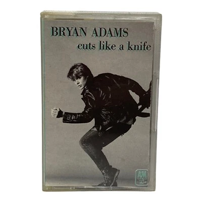 Bryan Adams: Cuts Like A Knife (Cassette, 1983, A&M Records) Rock Foto 1 de 4