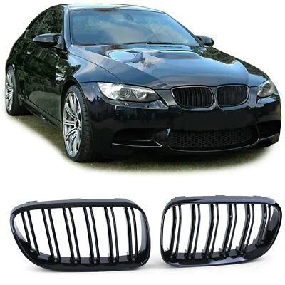 Sport Kühlergrill Doppelsteg Performance Glanz passend für BMW 3er E92 E93 10-13