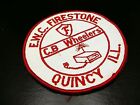 Vintage Club Patch Ewc Firestone Cb Wheelers Citizens Band Quincy Illinois