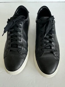Women's Givenchy Paris Leather Sneaker, Black, Size 40 - Picture 1 of 8