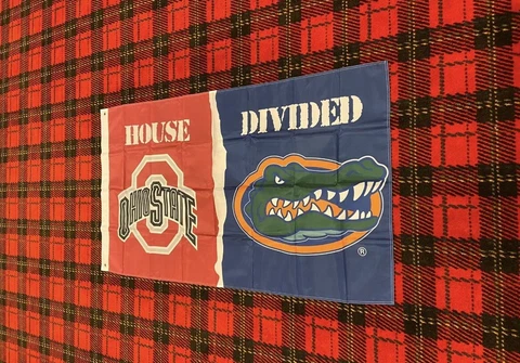 Brand New Ohio State Buckeyes / Florida Gators  flag 3 foot by 5 foot Cover