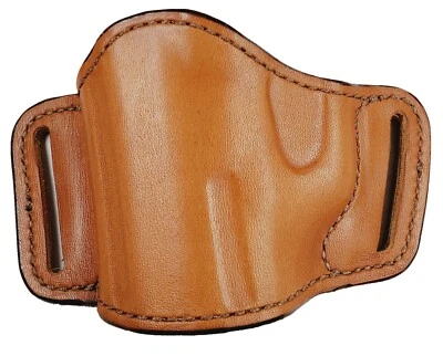 BIANCHI OWB LEFT BROWN LEATHER HOLSTER for GLOCK 19 23 BERETTA 92 9mm SIG SAUER - Image 1 of 4