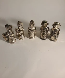 International Silver Meriden Britannia Circa 1884 Xmas Napkin Ring Figural Lot - Picture 1 of 13