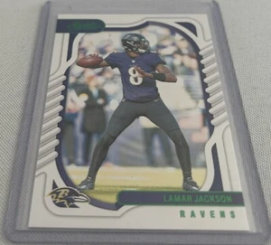2022 Panini Absolute Football Lamar Jackson Baltimore Ravens Green Foil #18 - Picture 1 of 4