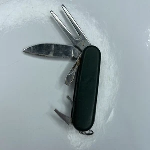 Navaja de bolsillo utilitaria militar plegable de resina verde de acero inoxidable - Imagen 1 de 6