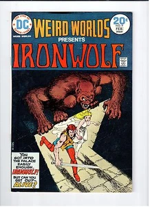 DC WEIRD WORLDS PRESENTS IRONWOLF #9 1974 VF/NM Vintage Comic - Picture 1 of 2
