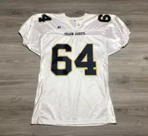 Andrew Gardner #64 Game Worn Georgia Tech Yellow Jackets NCAA Jersey Size Large - Picture 1 of 10