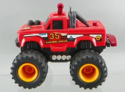 Vintage 1988 Tomy Rip Rock'n Rollers Red Crusher 4x4 Monster Truck HTF Works VGC - Image 1 of 4