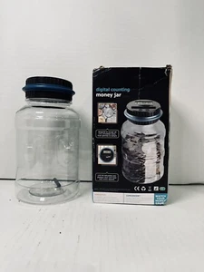 2.5L Digital Coin Counter Savings Jar Piggy Bank W LCD Screen Automatic Counting - Picture 1 of 3