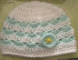 Crochet Baby Boys Hat 0-3 Months - Hospital Hat/Baby Shower Gifts - BN - Picture 1 of 3