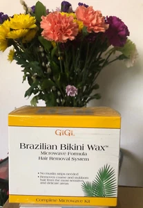 GIGI Brazilian Bikini Wax Microwave Formula Hair Removal System 5 Piece Set - Picture 1 of 5