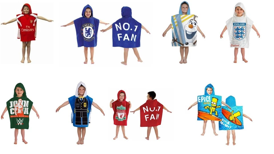 Boys Girls Kids Character Hooded Ponchos Beach Towel Bath Towel Doc McStuffin - Image 1 of 1