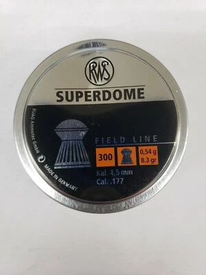 Pellets de precisión Umarex RWS Superdome .177 Field Line 8,3 gr 300 quilates estaño   Foto 1 de 4