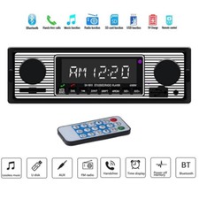 Bluetooth Retro Car Radio MP3 Player Stereo USB AUX Classic Car Stereo-Audio XF