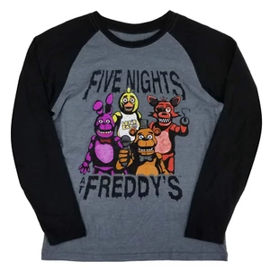 Five Nights At Freddy's ☆ Boys' Long Sleeve T-shirt ☆ Sizes S(8)-XL(18/20) - Picture 1 of 2