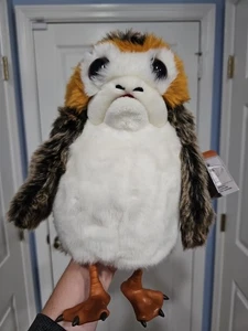 Disney Star Wars Galaxy's Edge Porg Marioneta Electrónica Hablando Peluche Móvil FUNCIONA - Imagen 1 de 2