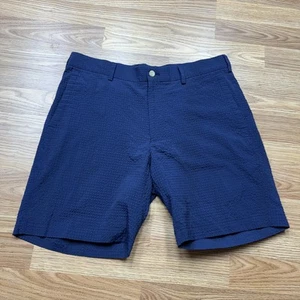 Peter Millar Shorts Mens 32 Featherweight Seersucker Golf Performance Lightweigh - Picture 1 of 10